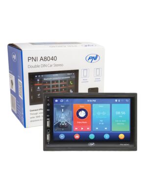 Samochodowy odtwarzacz multimedialny PNI A8040 z systemem Android 13, 2 GB DDR3/ROM 32 GB, ekran 7 cali, CarPlay, Android Auto, 2 x USB, BT