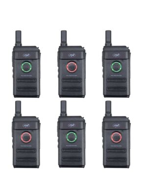 Zestaw 6 przenośnych stacji radiowych PNI PMR R10 PRO, 446 MHz, 0,5 W, 16 programowalnych kanałów, 16 tonów PMR i 50 tonów CTCSS i 104 DCS