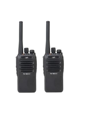 Zestaw 2 przenośnych stacji radiowych PNI PMR R17 446 MHz, 0,5 W, 16 kanałów PMR i 50 tonów CTCSS i 104 DCS, programowalne, Li-Ion