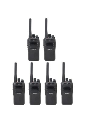 Zestaw 6 przenośnych stacji radiowych PNI PMR R17 446 MHz, 0,5 W, 16 kanałów PMR i 50 tonów CTCSS i 104 DCS, programowalne, Li-Ion