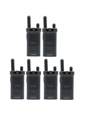 Zestaw 6 przenośnych stacji radiowych PNI PMR R60 446MHz, 0,5W, 16 programowalnych kanałów, 16 PMR i 50 tonów CTCSS i 104 DCS, Sca