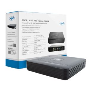 DVR / NVR Dom PNI H804 - 8 kanałów IP Full HD 1080P lub 4 kanały analogowe